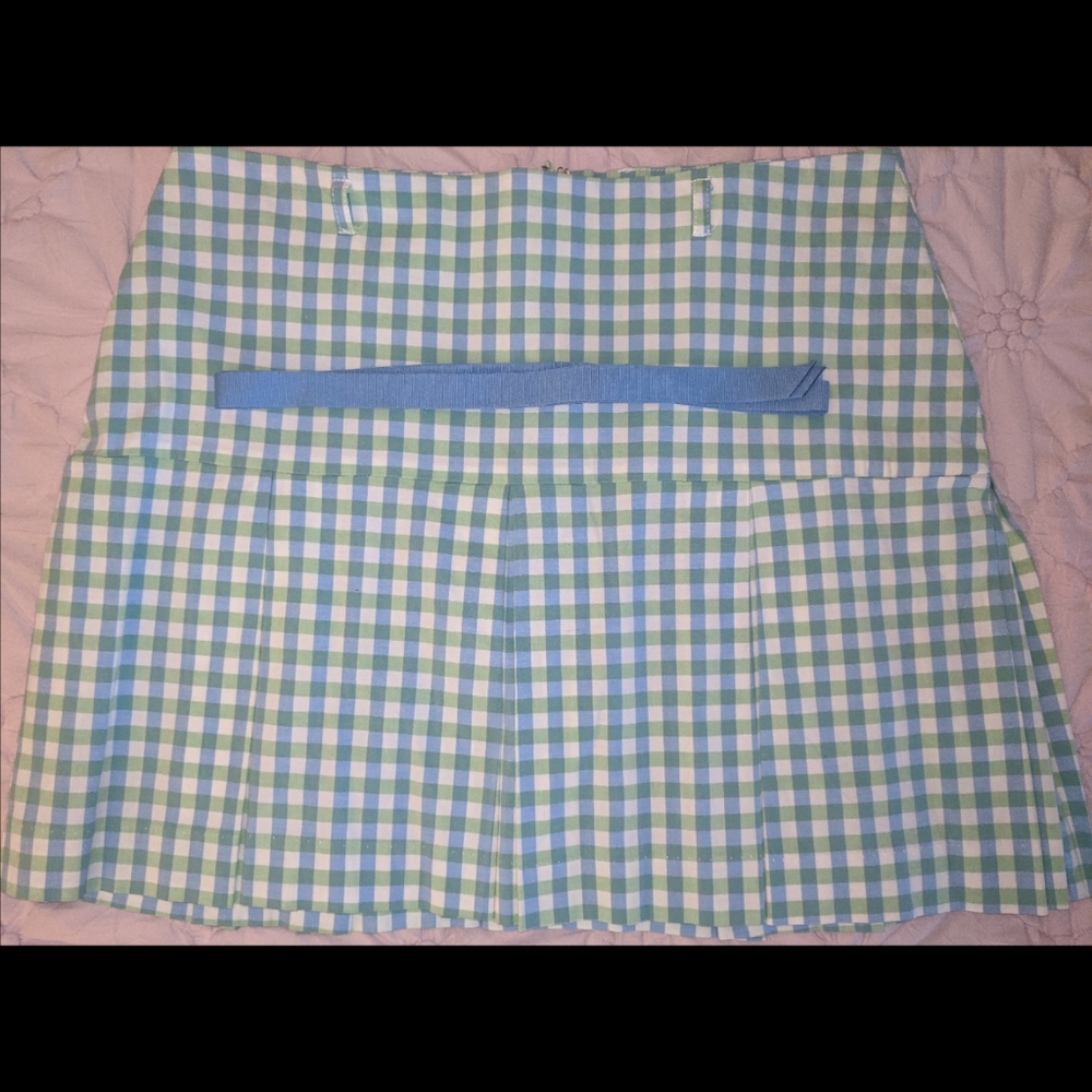 Key West Check Mini Skirt